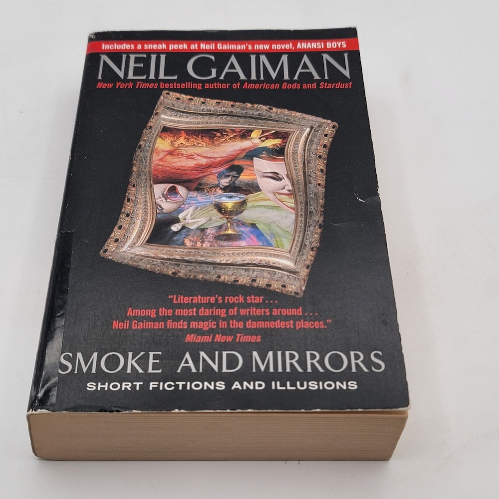 Neil Gaiman Smoke and Mirrors Paperback Short Fictions and Illusions Fair
